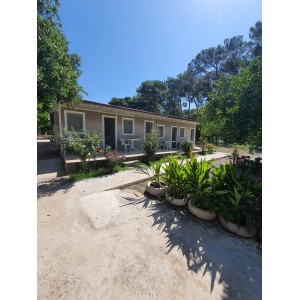 Уютный номер для четверых с террасой